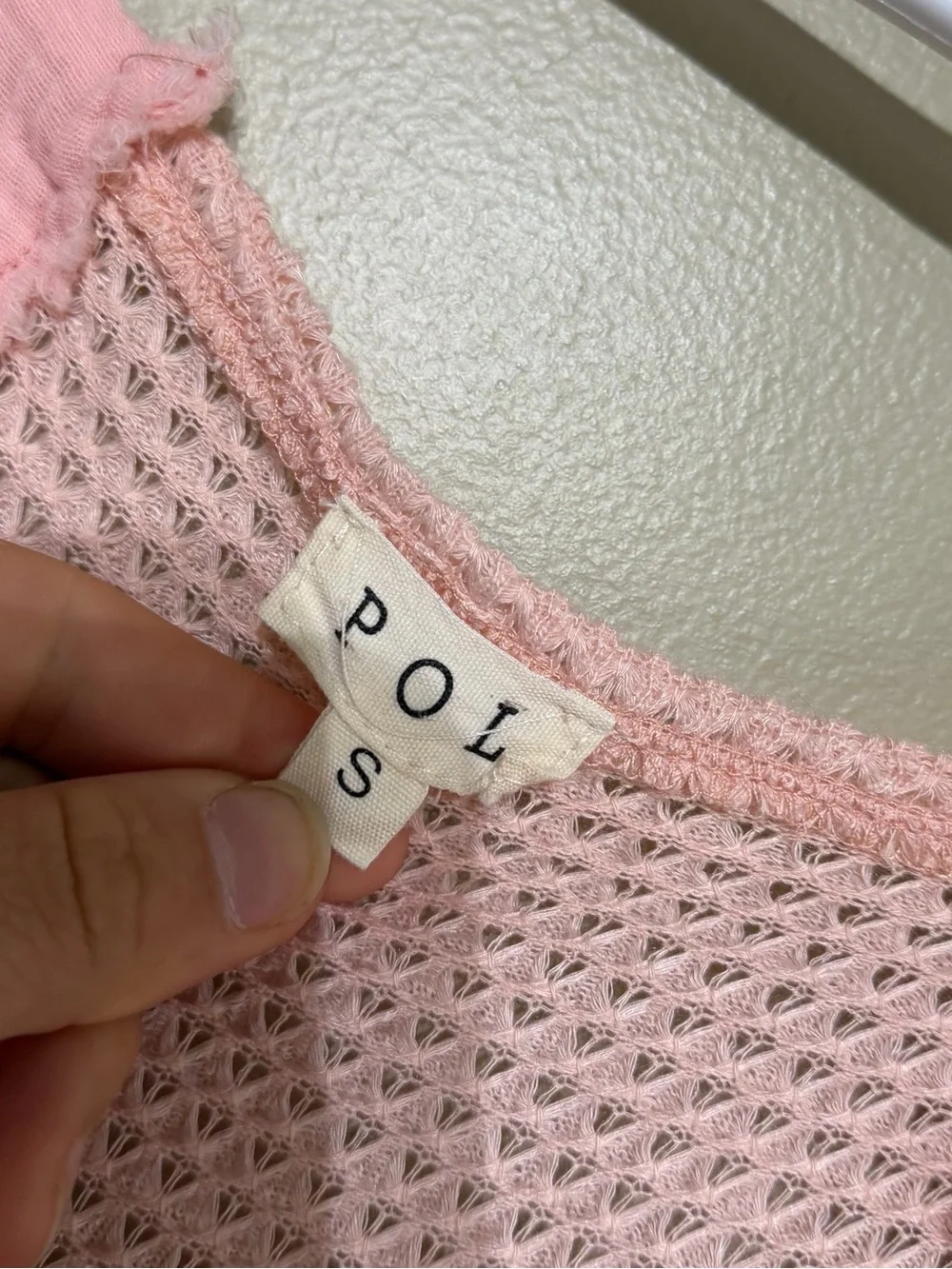 POL Waffle Tie Front Mini Dress - Picture 13 of 14